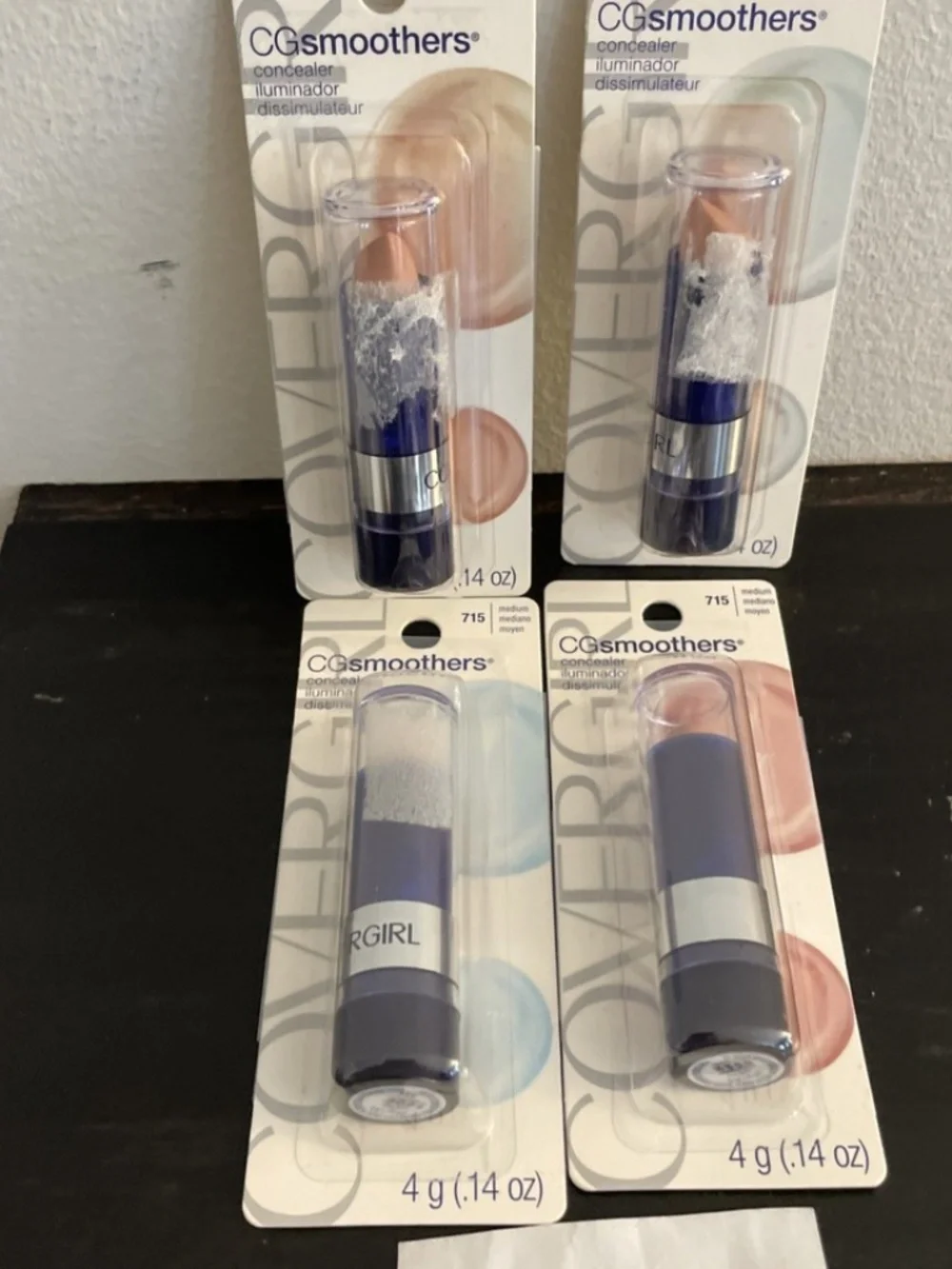 CoverGirl CG Smoothers Concealer, 715 Medium 0.14 oz x4 discontinued